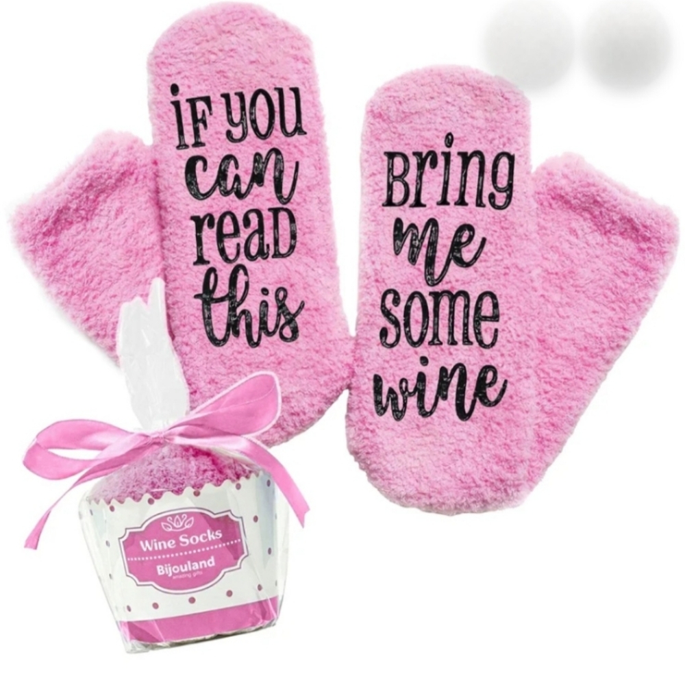Bijouland Pink Wine Socks
